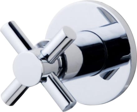Xellanz Cross Inbouw Stopkraan 1/2 Inch - Chroom