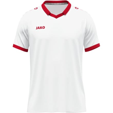 Jako Glory Shirt Korte Mouw Heren - Wit / Rood | Maat: S