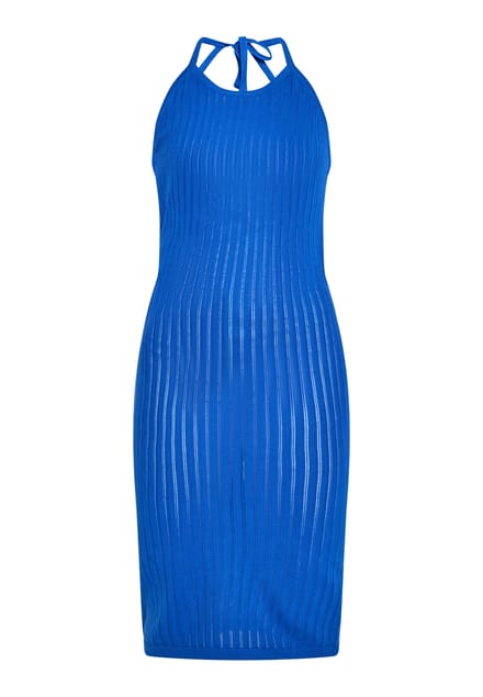 IZIA Jurk Dames kobalt blauw