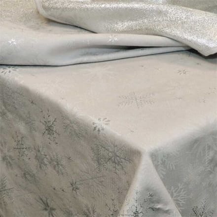 Unique Living | tafelkleed crystal 90x90cm silver