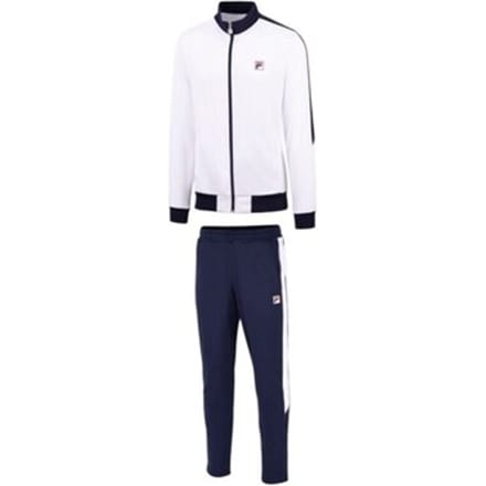 Fila Manuel Trainingspak Heren-Wit,Donkerblauw