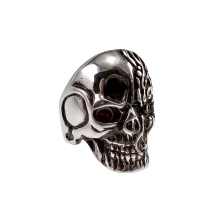 Schedelring Heren - Gepolijst RVS - Terminator-Ontwerp