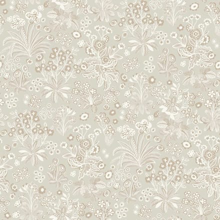 Boråstapeter Vliesbehang 5827 - Nordic Folks - Botanisch Beige - 53cm x 10.05m