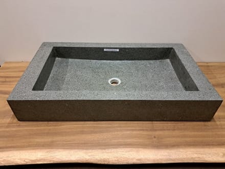 Wasbak natuursteen - 80x45x13cm - FL22985