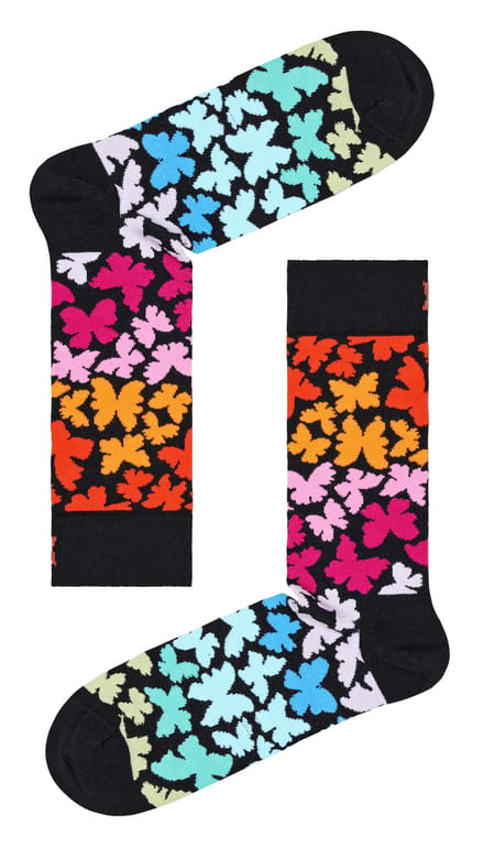 Happy Socks - Bijzondere Vlinder Ontwerp Sokken | Geweldig Cadeau - Vlinder