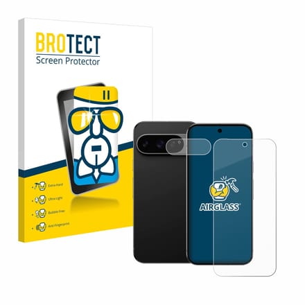 Screenprotector voor Google Pixel 9 Pro XL (Voor+Camera) Beschermglas transparant