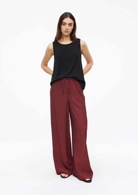 s.Oliver  Pants Burgundy Größe: W36 | Ausgestellte Hosen Outlet | Damen | Braun