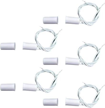 Magnetische Deurschakelaar - Contact Sensor - Beveiliging Thuis - Verborgen Montage - 13-25 mm - Wit