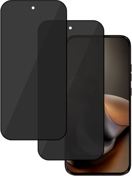 2x TechNow Privé Screenprotector geschikt voor Motorola Moto G87 Screenprotector - Privacy Beschermglas - Rounded - Privacy Proteqt+