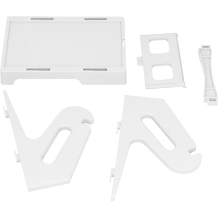 Labelhouder 2 in 1 Veel functies Gemakkelijk mee te nemen Perfecte pasvorm Algemene externe print Verzendlabel white