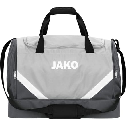 Jako Iconic (Junior) Sporttas Met Bodemvak - Antra Light / Zachtgrijs | Maat: UNI