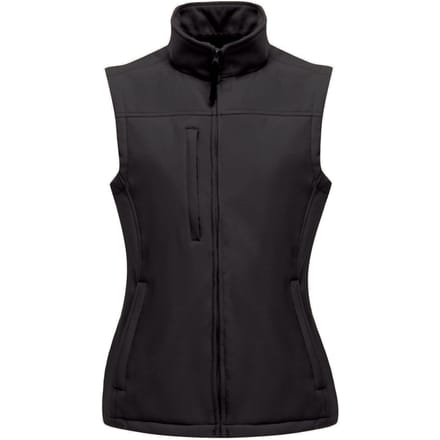 Regatta - Dames Flux Softshell Bodywarmer (Waterafstotend & Windbestendig) (Zwart)