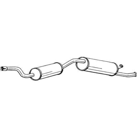 Geluiddemper achter BOSAL 282-933