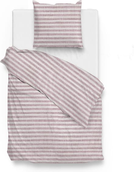 Zo! Home Maeve Dekbedovertrek - Eenpersoons - 140x200/220 cm - Red