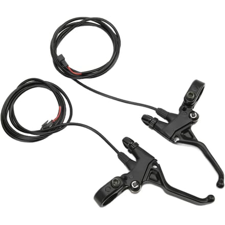 Elektrische Fiets Remhendel Hoge Prestaties Duurzaamheid Stabiliteit Ergonomisch Ontwerp Comfortabele Grip Fietsaccessoires black