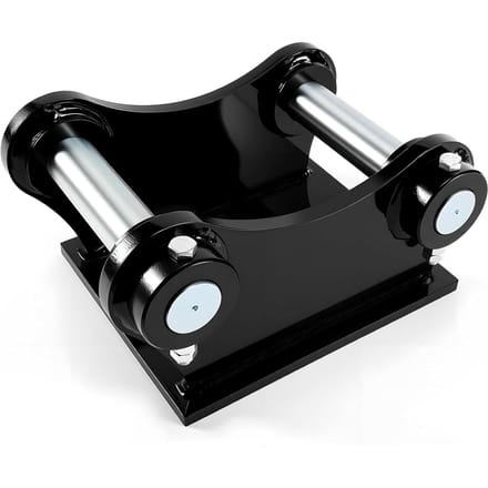 2 Pièces Oreille de Godet de Mini-Pelle de Remplacement pour Mini-Pelles Cat 305 306 45mm 5 Pouces C C Soudure sur Fixation de Godet black