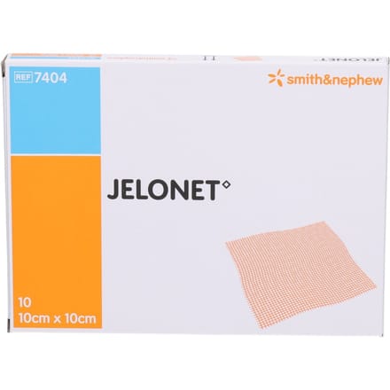 Jelonet Zalfkompres - Steriel - 10cm x 10cm -10 stuks