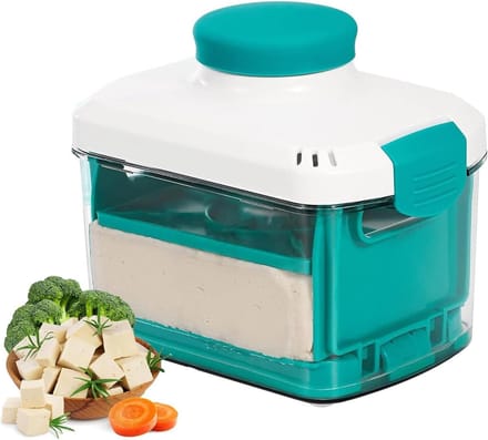 Paneer Maker - Kaas Pers - Kaas Maken - Verstelbare Vorm - 19x16.5x13.9cm - Wit