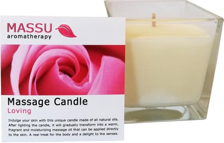 Massu - Massage Kaars LOVING (200ml) - Massageolie - Valentijn