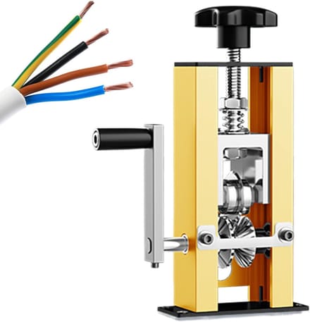 Draad Stripper Machine - Kabel Dunschiller Tool - Afval Verwerking - Handmatig Elektrisch - 1-25mm Kabel - Goud