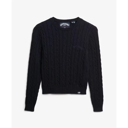 Superdry - Essentials Slanke Kabeltrui - Dames - Sweaters