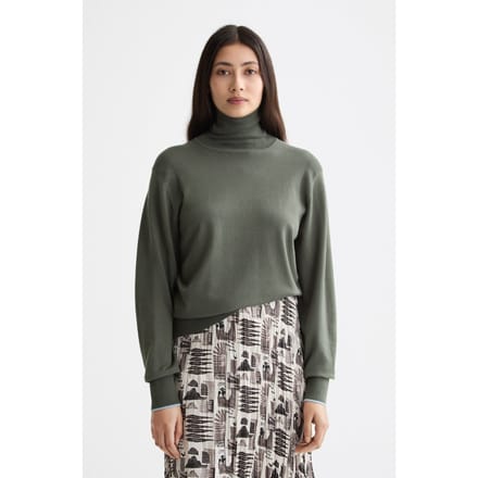 Scotch & Soda Relaxed Fit Roll Neck Pullover Thyme Taglia: S | Maglioni a maglia Outlet | Donna