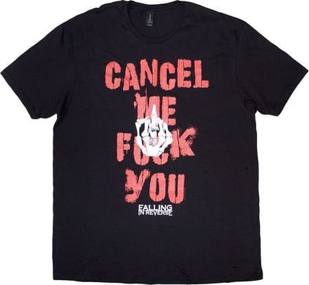 Falling In Reverse - Cancel Me Heren T-shirt - S - Zwart