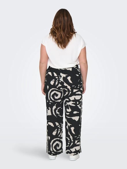 ONLY CARMAKOMA - CARNICON LIFE WIDE PANTS AOP - Dames - Leggings