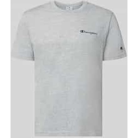 T-shirt met logo-stitchings model 'ICONS CONTRAST'