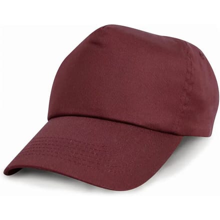 Result Junior Cotton Cap RH05J - Burgundy - One size
