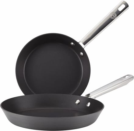 Grote Koekenpan 30 cm - Hard Geanodiseerd Aluminium - In de Oven 260°C