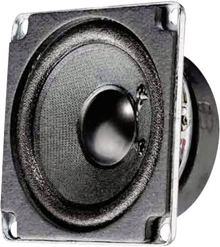 Breedbandspeaker 4W - 150-20000Hz (Zwart, Bekabeld)