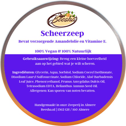 Beesha - Beesha Scheerzeep
