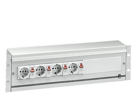 Rittal 19-Inch 3U Energiebox Voedingsdistributie-eenheid - 7480035