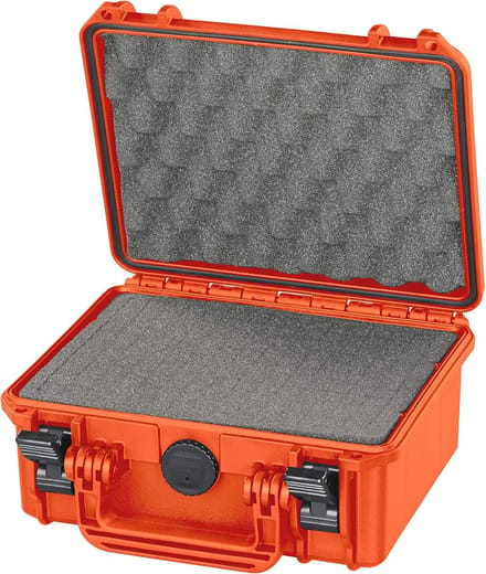 Waterdichte koffer voor bescherming van delicate apparatuur - oranje
