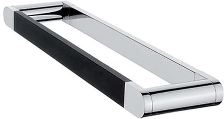 Nimco Nava - Handdoekhouder, lengte 35 cm, mat zwart/chroom NA 28035