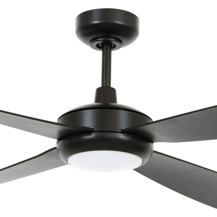 Beacon Lighting Plafondventilator met verlichting Slipstream, zwart, stil
