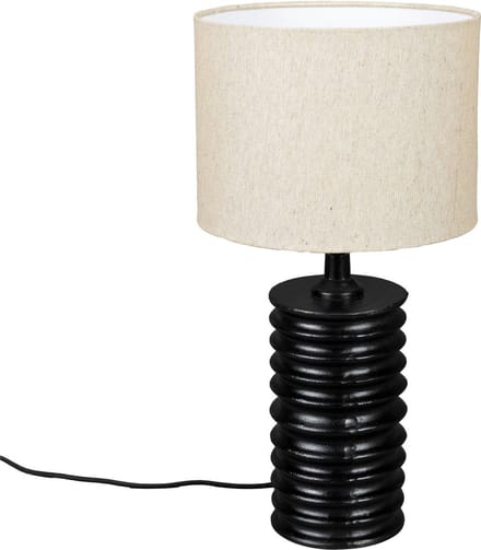 Dutchbone Yalu Tafellamp - Zwart