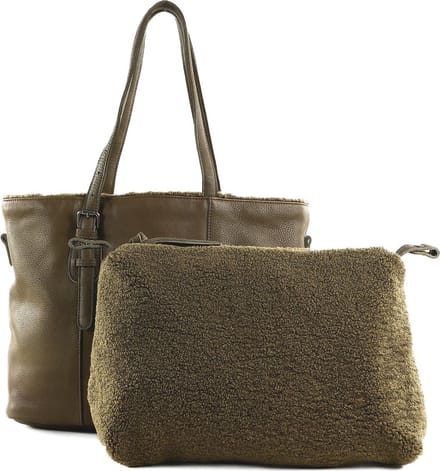 FREDsBRUDER Inside Out Shopper Olive Bruine