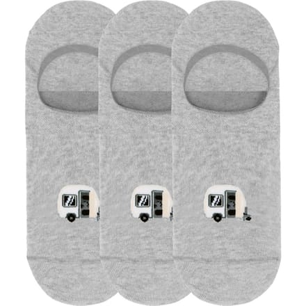 A-DAM  3-pack Casual Socks Mel Caravan Grey Melange Größe: 43-46 | Sportsocken Outlet | Unisex | Grau