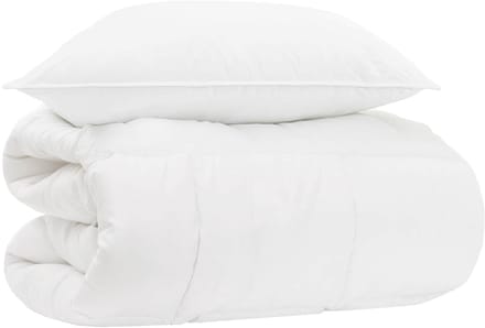 vidaXL - Deken - Set - 2 - st - 155 - x - 200 - cm - Alle - seizoenen - Bamboe - Wit