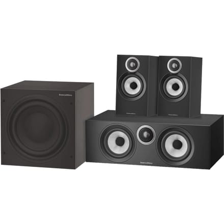 Bowers & Wilkins HTM6 S3 + 606 S3 + ASW610 Zwart