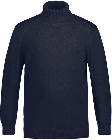 JP 1880 - Heren - Coltrui breigoed - Navy blauw - Maat 7XL