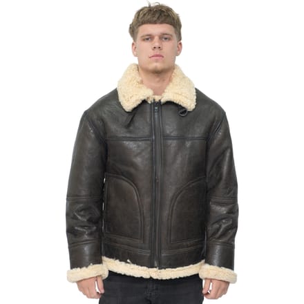 Heren B3 Shearling schapenvacht pilotenjack-Gloucester
