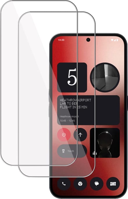 2x Screenprotector geschikt voor Nothing Phone 2a / 2a Plus Screenprotector – Gehard Glas - Proteqt+