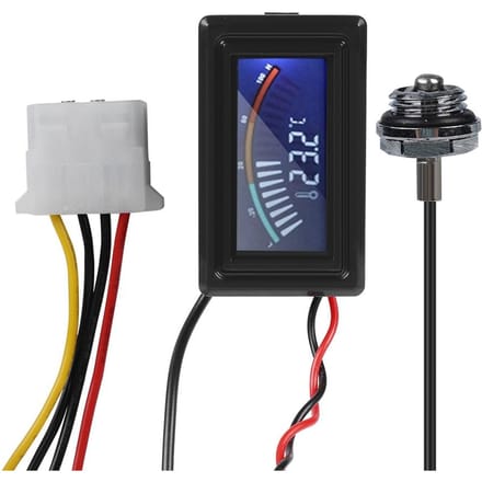 PC Waterkoelsysteem Wijzerweergave Thermometer Temperatuurmeter