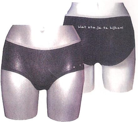 humor - damesslip - wat sta je te kijken! - one size
