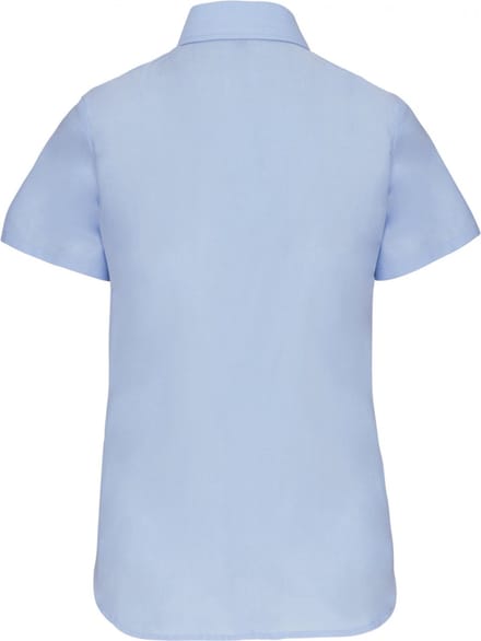 Kariban Dames Oxford blouse korte mouwen K536 - Oxford Blue - L