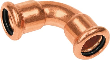 Bonfix Roodkoperen M 28mm persfitting bocht FF 90°