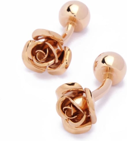 Manchetknopen - Roos Rose Goud